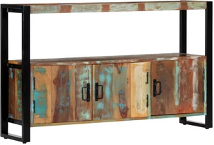 vidaXL vidaXL Szafka, 120x30x75 cm, lite drewno z odzysku - Szafki do salonu - miniaturka - grafika 8