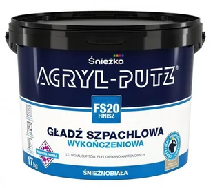 Śnieżka Acryl Putz masa szpachlowa Finisz 17kg - Farby wewnętrzne - miniaturka - grafika 2