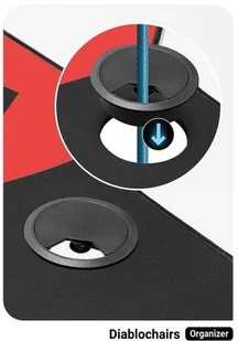 Diablo Chairs Biurko  Diablo X-Mate 1400 X-MATE 1400 - Biurka gamingowe - miniaturka - grafika 9