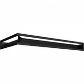 Akcesoria kominkowe - Kratki.pl LUFT SF narożny prawy czarny 40x80x9 LUFT/NP/9/8040/45S/C/SF - miniaturka - grafika 1