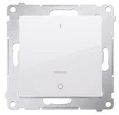 Wyłączniki światła i elektryczne - Kontakt Kontakt_Simon Łącznik dwubiegunowy z podświetleniem LED (moduł) 10AX. 250V. szybkozłącza biały DW2L.01/11 - miniaturka - grafika 1