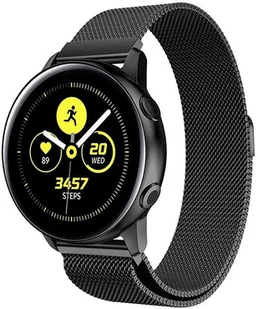 Alogy Bransoleta Milanese pasek Alogy do Gear S3 Watch 46mm 22mm) 236mm Czarna 8751X1 - Akcesoria do smartwatchy - miniaturka - grafika 2