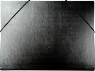 Titanum Teczka A4 z gumką czarna - Szkolne artykuły papiernicze - miniaturka - grafika 2