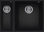 Zlewozmywaki - Elleci QUADRA 150 BSO black K86 KERATEK PLUS (LKQ15086BSO) - miniaturka - grafika 1