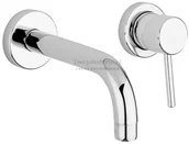 Baterie podtynkowe - Giulini Giovanni Futuro bateria umywalkowa podtynkowa ścienna wylewka 25 cm - miniaturka - grafika 1