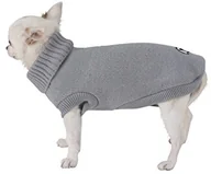 Ubranka dla psów - Croci croci c7174208 pulower z golfem, Moscow Szary, 70 cm - miniaturka - grafika 1
