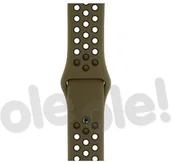 Akcesoria do pulsometrów i zegarków sportowych - Apple Pasek Sportowy Nike 40mm S/M & M/L oliwkowy MTMV2ZM/A - miniaturka - grafika 1