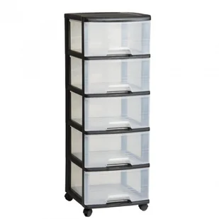 Curver REGAŁ DO PRZECHOWYWANIA 5X20 L 214752 - Szafy i regały magazynowe - miniaturka - grafika 3