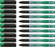 Cienkopisy - Schneider Topliner 911 cienkopis (wkład wymienny, 0,4 mm) opakowanie 10 szt. zielony 9114 - miniaturka - grafika 1