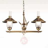 Lampy sufitowe - 2-punktowa lampa wisząca Grecale z kotwicą - miniaturka - grafika 1