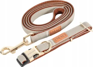 Zolux Smycz Imao Mayfair 20 mm/1,2 m kol. szary - Smycze dla psów - miniaturka - grafika 2