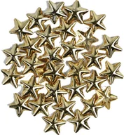 Ozdoby do paznokci - Semilac 760 Złote gwiazdki cyrkonie ozdoby op 50szt 5902751425345 - miniaturka - grafika 1