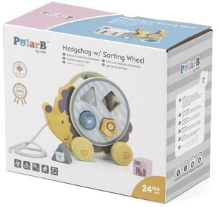 Viga 44025 PolarB Jeż Jerzy 2w1 sorter do ciagnięcia - Pchacze - miniaturka - grafika 8