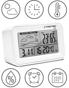 TROTEC Cyfrowy budzik ze stacją pogodową BZ01 - Inne urządzenia pomiarowe - miniaturka - grafika 5