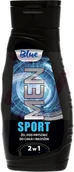 Żele pod prysznic dla mężczyzn - Delko BLUE żel pod prysznic sport 300ml - miniaturka - grafika 1