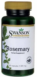 SWANSON Rozmaryn 400mg 90 kaps - Boostery testosteronu - miniaturka - grafika 2