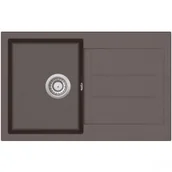 Zlewozmywaki - Aquasanita TESSA SQT101-120AW (Ciemny brąz) - miniaturka - grafika 1