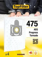 Worki do odkurzaczy - Top Filter 64475 torba do AEG VAMPYR CE 100  999, z włókniny, 30 x 26 x 0,1 cm 64475 - miniaturka - grafika 1