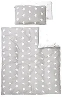Pościel dla dzieci - Roba 314091 V190 2-częściowy zestaw pościeli "Little Stars", szary - miniaturka - grafika 1