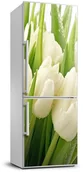 Naklejki na drzwi i meble - Naklejka okleina Białe tulipany - miniaturka - grafika 1