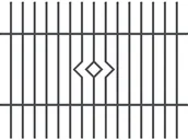 Ogrodzenia - Polargos Przęsło LILA 200 cm x 145 cm - miniaturka - grafika 1