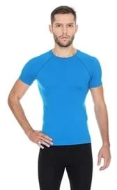 Brubeck T-shirt termoaktywny męski z krotkim rękawem, Active Wool, rozmiar XXL - Bielizna sportowa męska - miniaturka - grafika 2