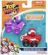 Figurki dla dzieci - Hasbro Figurka z pojazdem Top Wing Rod and Betty Racers - miniaturka - grafika 1