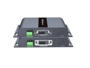 Techly Techly Extender DVI HDbitT po skrętce Cat5e/6 do 120m Full HD 1080p 100525 - Przełączniki KVM - miniaturka - grafika 2