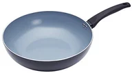 Woki - Kitchen Craft Kitchencraft Master Class induktionstauglichen ceramika Eco Wok, powłoka zapobiegająca przywieraniu, czarna, 29,5 cm MCWOKCER30 - miniaturka - grafika 1