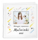 Albumy fotograficzne - Murrano Album mały z oknem nadruk dedykacja dla dziewczynki ALB-SO-WH-UV-029 - miniaturka - grafika 1