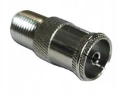 Akcesoria TV-SAT - Wtyk Tv żeński do gniazd, tunerów itd Tv/rf Out - miniaturka - grafika 1