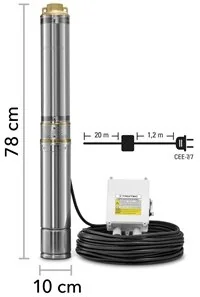 TROTEC Pompa głębinowa TDP 5500 E - Pompy wodne - miniaturka - grafika 3