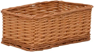 vidaXL vidaXL 4-częściowy zestaw koszyków składanych razem, brązowa wiklina - Pudła i pojemniki do przechowywania - miniaturka - grafika 11