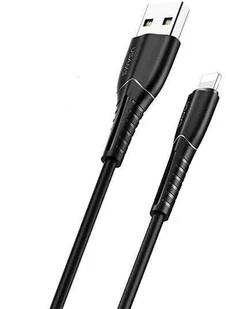 USAMS Kabel U35 lightning 2A Fast Charge 1m czarny/black SJ364USB01 (US-SJ364) - Kable USB - miniaturka - grafika 2