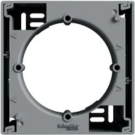 Gniazdka elektryczne - Schneider Asfora podstawa naścienna natynkowa stalowa EPH6100162 - miniaturka - grafika 1