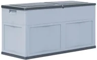 Skrzynie ogrodowe - vidaXL Skrzynia ogrodowa, 320 L, szaro-czarna vidaXL - miniaturka - grafika 1