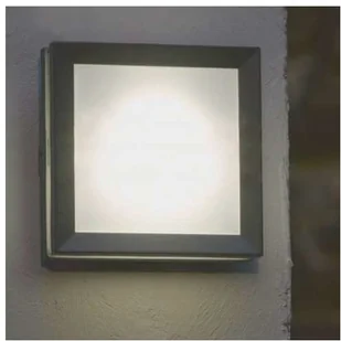 Elstead Lighting Elewacyjna LAMPA ścienna EGIL 1W zewnętrzna OPRAWA kwadratowy PLAFON na taras outdoor IP54 grafitowy biały EGIL 1W - Lampy ogrodowe - miniaturka - grafika 2