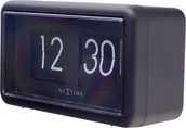Zegary - Nextime Zegar ścienny lub stołowy Small Flip czarny 5228ZW - miniaturka - grafika 1