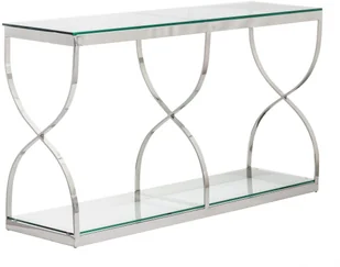 Dekoria.pl Dekoria.pl Konsola Dubai silver 140x40x80 140 × 40 × 80 cm 006-600 - Konsole i sekretarzyki - miniaturka - grafika 2