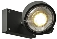 Lampy ścienne - Spotline Kinkiet KALU 1 QPAR111 kol czarny 1000702) SLV - miniaturka - grafika 1