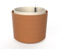 Donice - Plastia Doniczka samonawadniająca o dużej pojemności Berberis 55, terakota + kość słoniowa - miniaturka - grafika 1