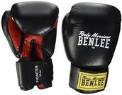 Rękawice bokserskie - BENLEE Rocky Marciano skórzana rękawica bokserska "Fighter", czarny 194011 - miniaturka - grafika 1