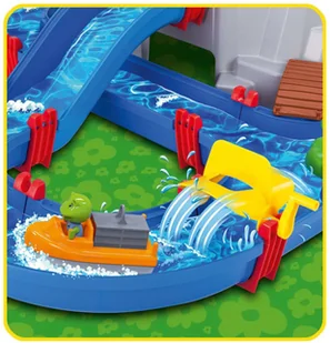 Thimble Toys AquaPlay Zestaw wodny Jezioro górskie 1542, 126x88x35 cm, 3599088 - Tory, garaże, parkingi - miniaturka - grafika 8