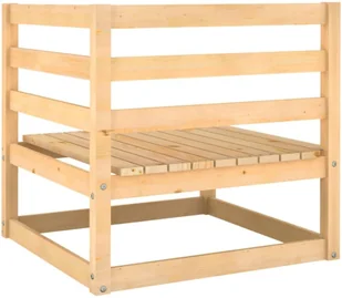 vidaXL vidaXL Ogrodowa sofa narożna lite drewno sosnowe 805660 - Sofy ogrodowe - miniaturka - grafika 5