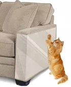 Drapaki dla kotów - 2X Duża Naklejka Folia Ochrona Na Meble Drapak XXL - miniaturka - grafika 1