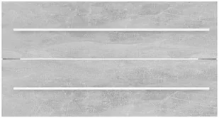 VidaXL Lumarko 2-częściowy zestaw mebli łazienkowych, szarość betonu, płyta 804849 VidaXL - Meble łazienkowe - miniaturka - grafika 34