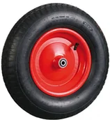 Kółka i bloczki - Koło do taczki 4 x 8 cm felga metalowa 24427 - miniaturka - grafika 1