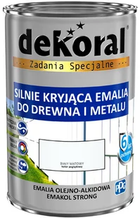 Dekoral EMAKOL STRONG BIAŁY MATOWY 0,9 L - Farby wewnętrzne - miniaturka - grafika 3