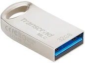 Nośniki danych - Transcend JetFlash 720 pamięć USB 32 GB USB Typu-A 3.2 Gen 1 (3.1 Gen 1) Srebrny, Nośnik Pendrive USB - miniaturka - grafika 1