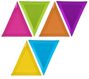 Party Deco Talerzyki trójkątne Potworki - 6 szt. TPP9 - Urodziny dziecka - miniaturka - grafika 3